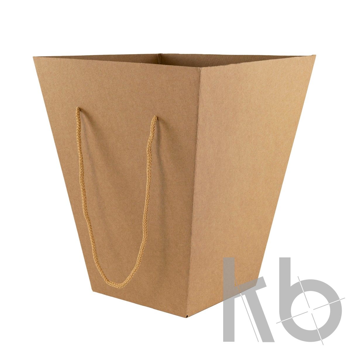 Коробка-переноска для цветов и подарков с  ручками