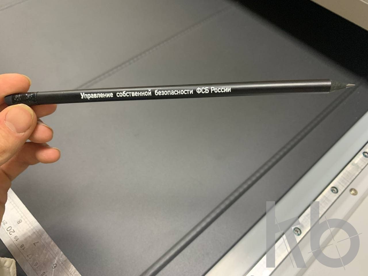 УФ печать на карандаше УСБ ФСБ России