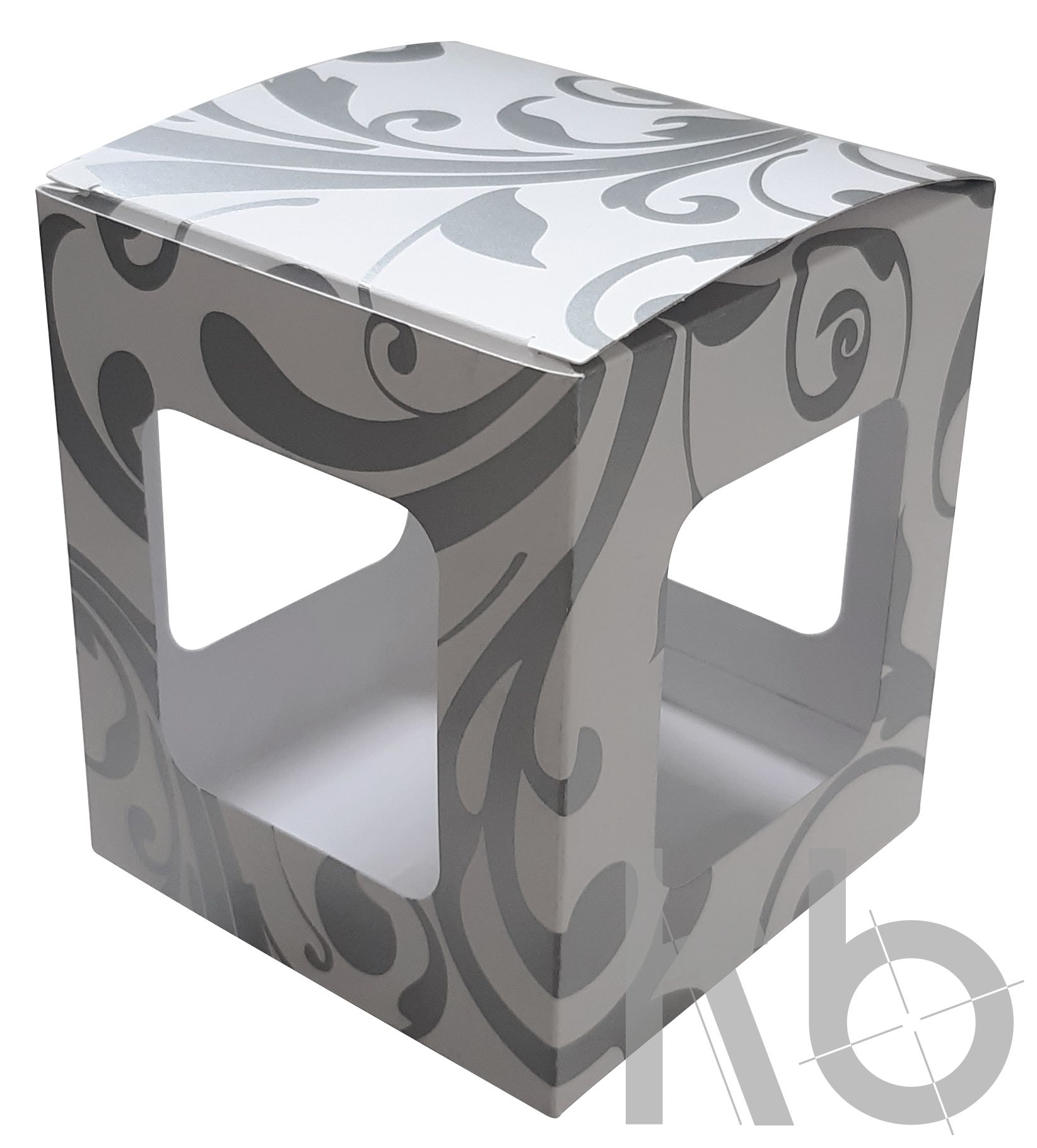 Коробка с узорами (шелкография)