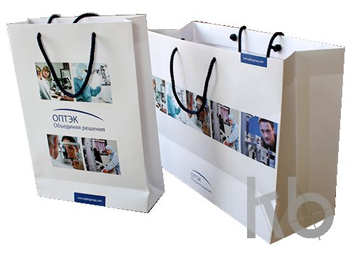 Подарочный пакет с печатью