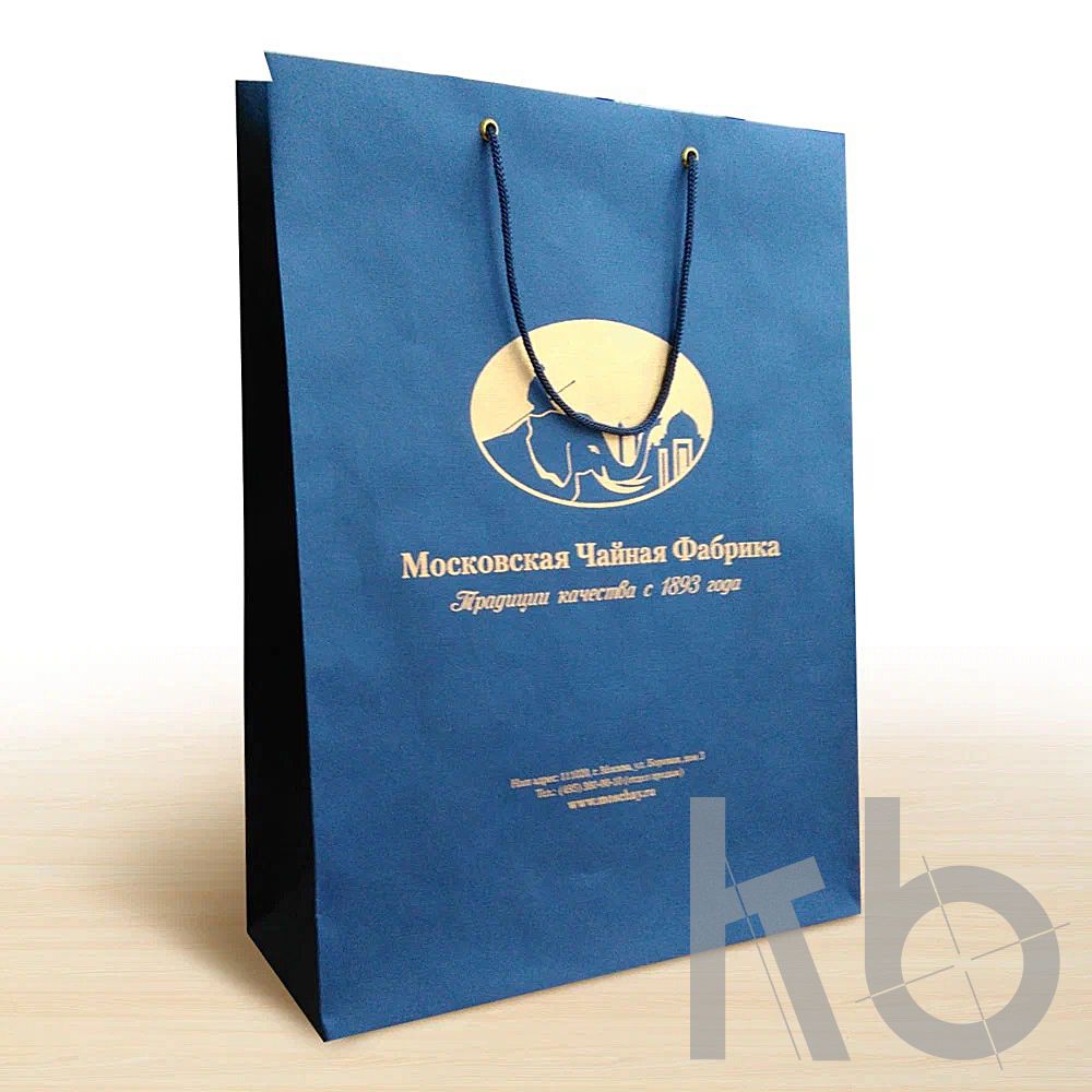 Пакет с тиснением Чайная фабрика
