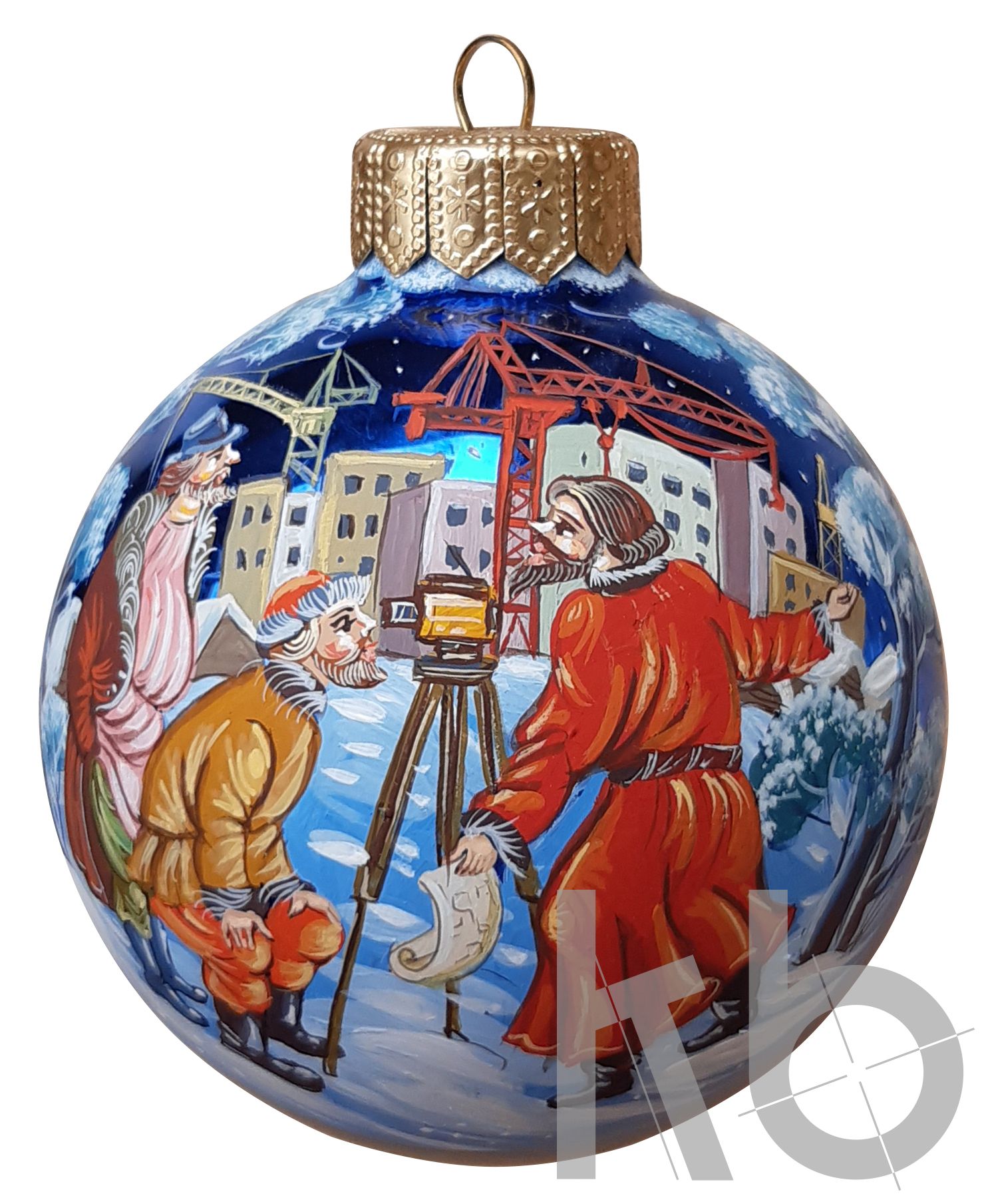 Шар строитель (ручная роспись)