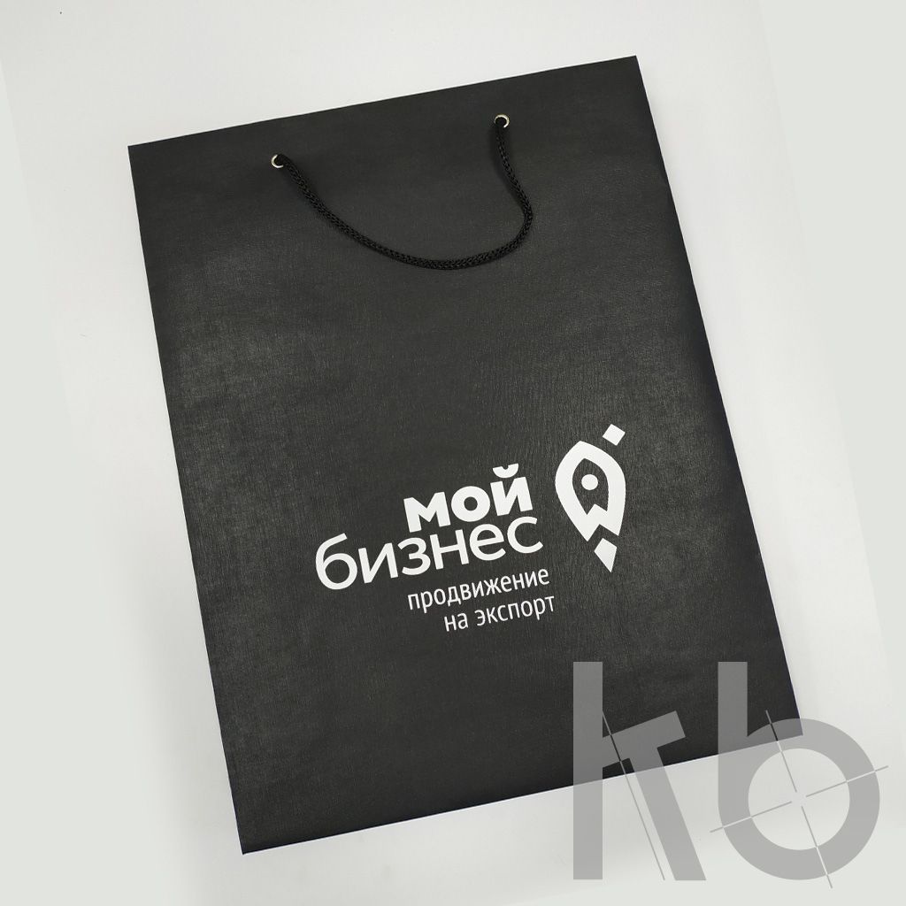 Пакет с шелкографией Мой  бизнес