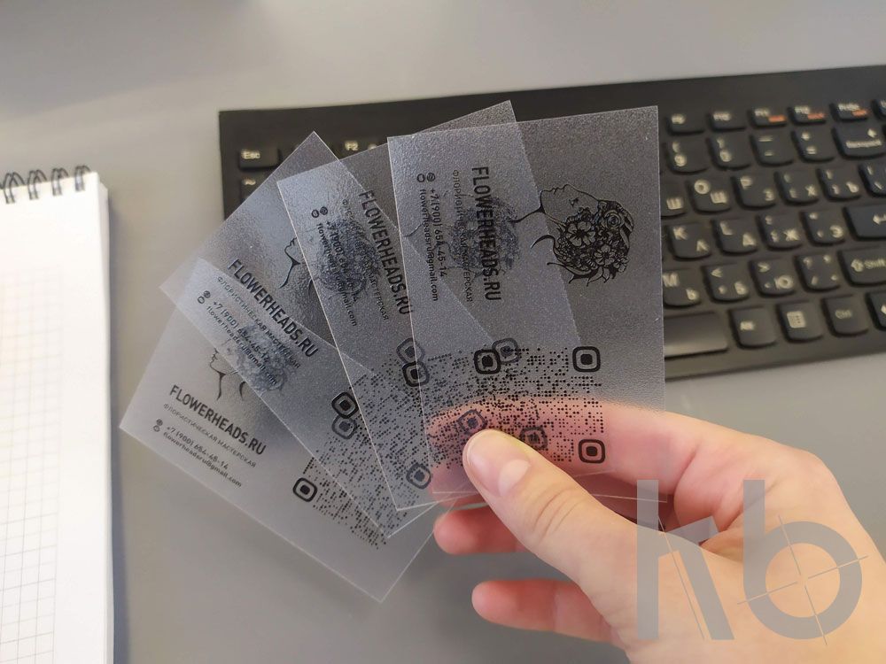 уф печать на матовом пластике
