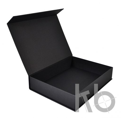 Коробка на магнитном клапане черная