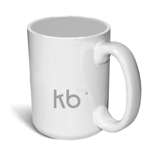 Кружка белая (большая овальная ручка, тонкая стенка) d=8.5см, h=11.5см, 450мл для сублимации Кружка белая (большая овальная ручка, тонкая стенка) d=8.5см, h=11.5см, 450мл для сублимации
