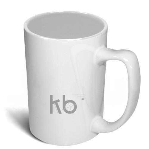 Кружка белая (фигурная ручка) d=8.5см, h=12.1см, 420мл для сублимации Кружка белая (фигурная ручка) d=8.5см, h=12.1см, 420мл для сублимации