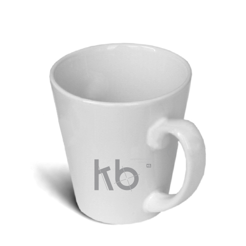 Кружка-латте белая низкая h=10см, 360мл для сублимации Кружка-латте белая низкая h=10см, 360мл для сублимации