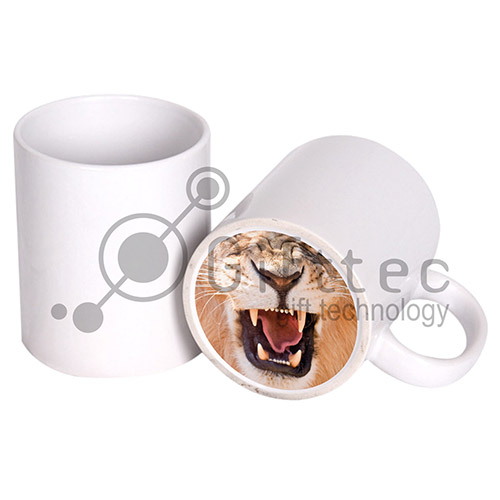 Кружка белая (Веселый нос) ЛЕВ для сублимации Кружка белая (Веселый нос) ЛЕВ для сублимации