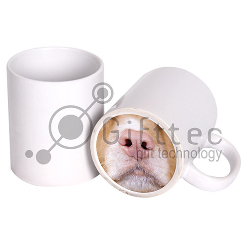 Кружка белая (Веселый нос) СОБАКА для сублимации Кружка белая (Веселый нос) СОБАКА для сублимации