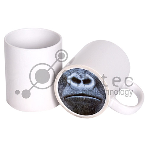 Кружка белая (Веселый нос) ГОРИЛЛА для сублимации Кружка белая (Веселый нос) ГОРИЛЛА для сублимации