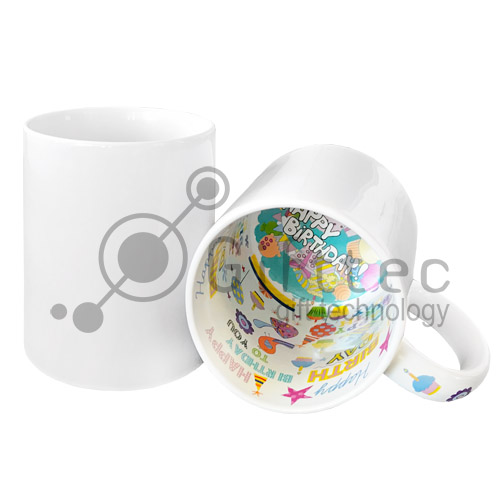 Кружка белая с печатью внутри HAPPY BIRTHDAY для сублимации Кружка белая с печатью внутри HAPPY BIRTHDAY для сублимации