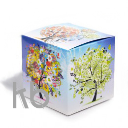 Коробка подарочная для кружки без окна "Времена года" Коробка подарочная для кружки без окна "Времена года"