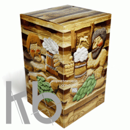 Коробка подарочная для пивной кружки "Банька" Коробка подарочная для пивной кружки "Банька"