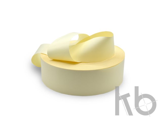 Сатиновая лента матовая светло-желтая Сатиновая лента матовая светло-желтая