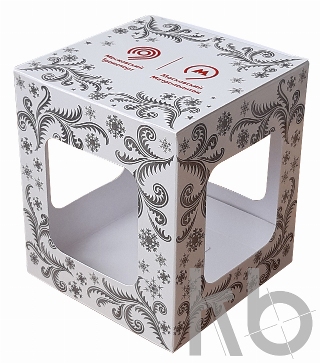 Коробка универсальная под шар 65/80/100 мм по макету клиента Коробка универсальная под шар 65/80/100 мм по макету клиента