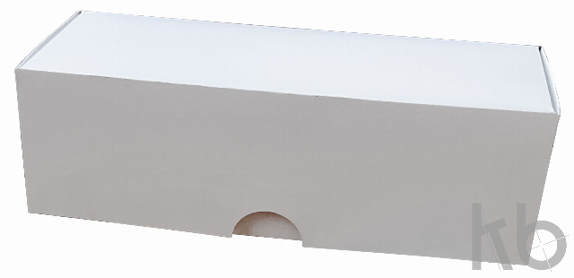 Коробка под 3 шара 80 мм в ряд без окошка белая Коробка под 3 шара 80 мм в ряд без окошка белая