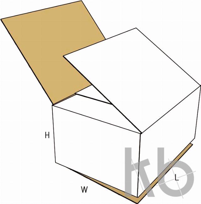Картонная коробка с прорезями в полное перекрытие (FOL) 0203 Картонная коробка с прорезями в полное перекрытие (FOL) 0203